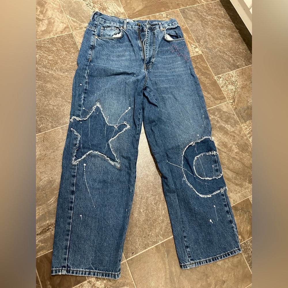 Wide leg urban outfitters jeans